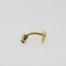 LOUIS VUITTON Padlock Cufflinks Cuffs metal Gold LV Auth 195158-11