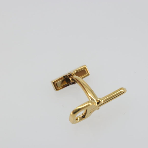 LOUIS VUITTON Padlock Cufflinks Cuffs metal Gold LV Auth 195158