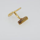 LOUIS VUITTON Padlock Cufflinks Cuffs metal Gold LV Auth 195158-13