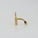 LOUIS VUITTON Padlock Cufflinks Cuffs metal Gold LV Auth 195158-4