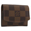 LOUIS VUITTON Damier Ebene Cuff Case LV Auth 195159-1