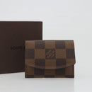 LOUIS VUITTON Damier Ebene Cuff Case LV Auth 195159-19