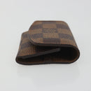LOUIS VUITTON Damier Ebene Cuff Case LV Auth 195159-4