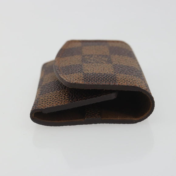 LOUIS VUITTON Damier Ebene Cuff Case LV Auth 195159