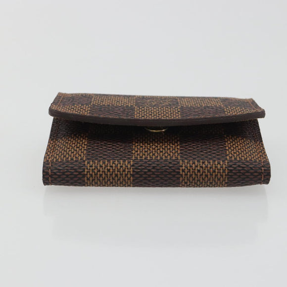 LOUIS VUITTON Damier Ebene Cuff Case LV Auth 195159