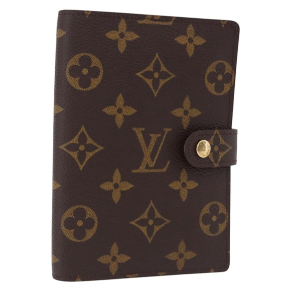 LOUIS VUITTON Monogram Agenda PM Day Planner Cover R20005 LV Auth 195160A