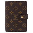 LOUIS VUITTON Monogram Agenda PM Day Planner Cover R20005 LV Auth 195160A-2