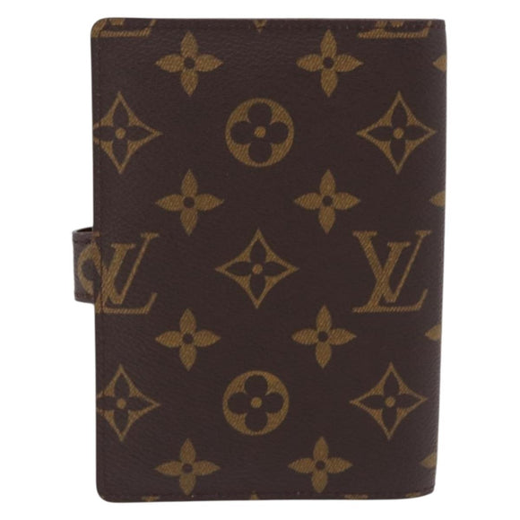 LOUIS VUITTON Monogram Agenda PM Day Planner Cover R20005 LV Auth 195160A