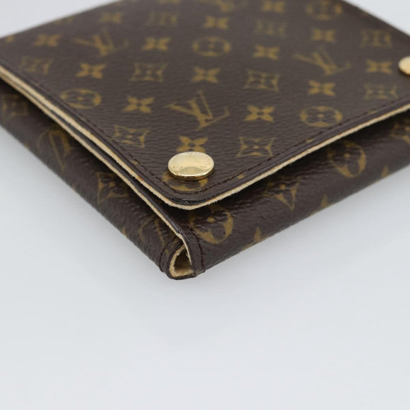 LOUIS VUITTON Monogram Jewelry Case Jewelry Box LV Auth 195161