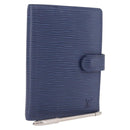 LOUIS VUITTON Epi Agenda PM Day Planner Cover Blue LV Auth 195162V-1