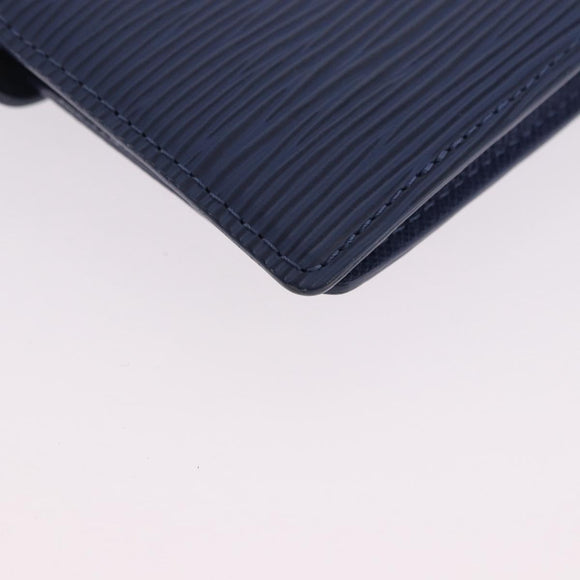 LOUIS VUITTON Epi Agenda PM Day Planner Cover Blue LV Auth 195162V