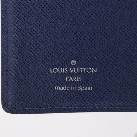 LOUIS VUITTON Epi Agenda PM Day Planner Cover Blue LV Auth 195162V