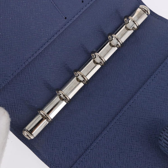 LOUIS VUITTON Epi Agenda PM Day Planner Cover Blue LV Auth 195162V