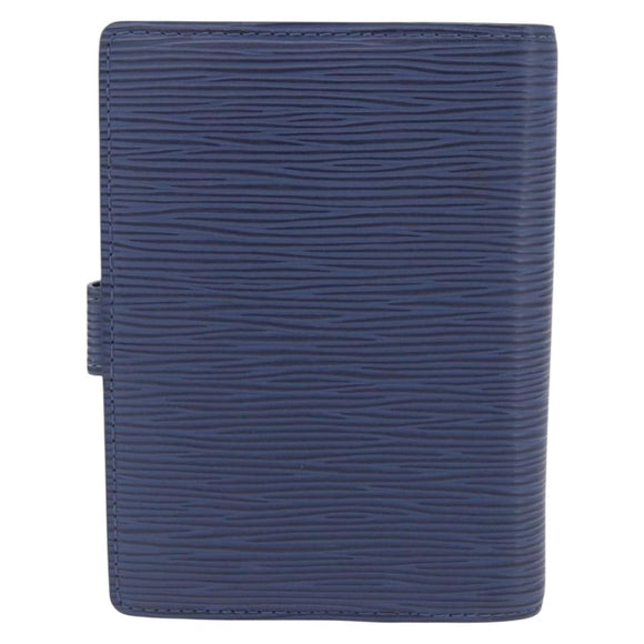 LOUIS VUITTON Epi Agenda PM Day Planner Cover Blue LV Auth 195162V