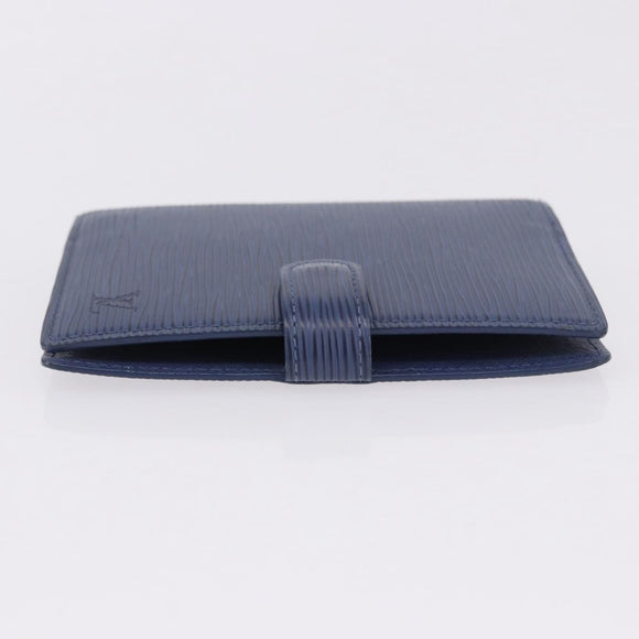 LOUIS VUITTON Epi Agenda PM Day Planner Cover Blue LV Auth 195162V
