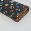 LOUIS VUITTON Monogram Multicolor Multicles 4 Key Case Black M93732 Auth 195163-10