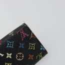 LOUIS VUITTON Monogram Multicolor Multicles 4 Key Case Black M93732 Auth 195163-12