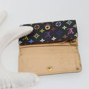 LOUIS VUITTON Monogram Multicolor Multicles 4 Key Case Black M93732 Auth 195163-14