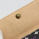 LOUIS VUITTON Monogram Multicolor Multicles 4 Key Case Black M93732 Auth 195163-15
