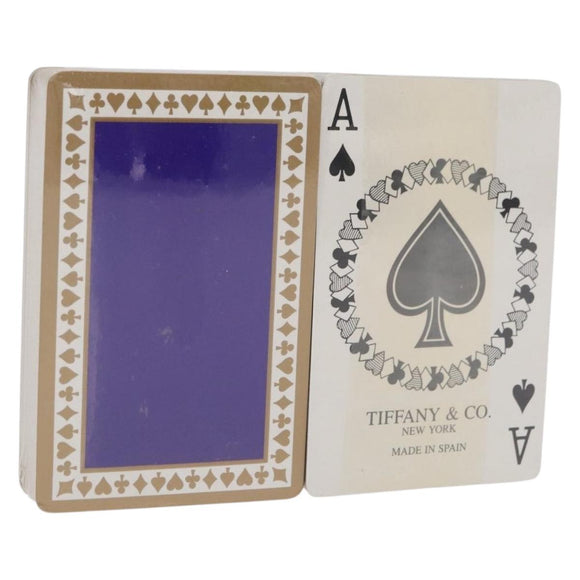 TIFFANY&Co. Playing Cards 2 Set Blue Red Auth 195165A