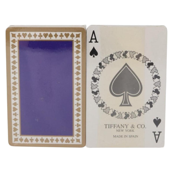 TIFFANY&Co. Playing Cards 2 Set Blue Red Auth 195165A