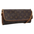 LOUIS VUITTON Monogram Pochette Twin GM Shoulder Bag M51852 LV Auth 195167-1