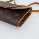 LOUIS VUITTON Monogram Pochette Twin GM Shoulder Bag M51852 LV Auth 195167-14