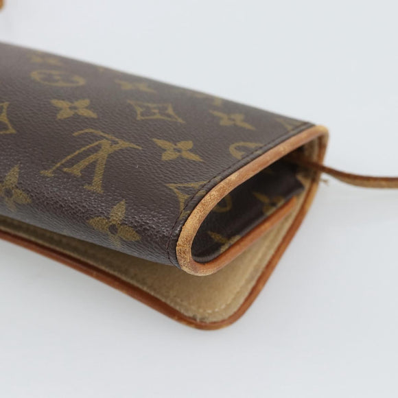 LOUIS VUITTON Monogram Pochette Twin GM Shoulder Bag M51852 LV Auth 195167