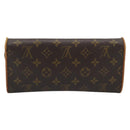 LOUIS VUITTON Monogram Pochette Twin GM Shoulder Bag M51852 LV Auth 195167-2