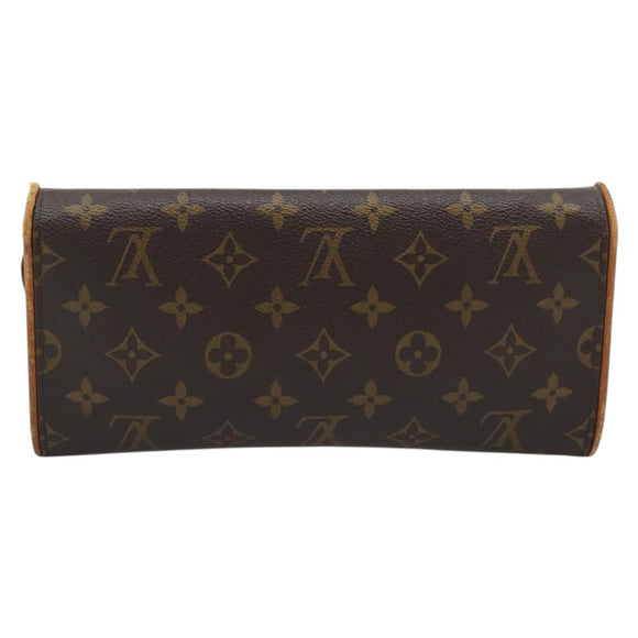 LOUIS VUITTON Monogram Pochette Twin GM Shoulder Bag M51852 LV Auth 195167