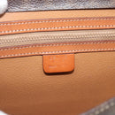 CELINE Macadam Canvas Hand Bag PVC Leather 2way Brown Gold Auth 195169-18
