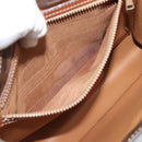 CELINE Macadam Canvas Hand Bag PVC Leather 2way Brown Gold Auth 195169-22