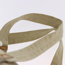 PRADA Backpack Nylon Beige Silver Auth 195170-16