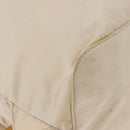 PRADA Backpack Nylon Beige Silver Auth 195170-19