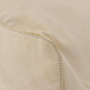 PRADA Backpack Nylon Beige Silver Auth 195170-20