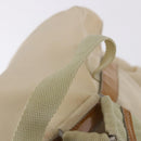 PRADA Backpack Nylon Beige Silver Auth 195170-14