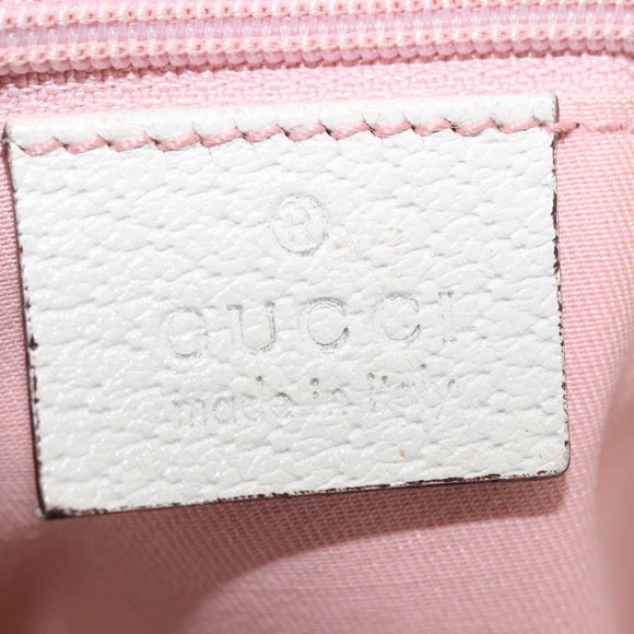 GUCCI GG Canvas Tote Bag Pink Gold 130736 Auth 195171
