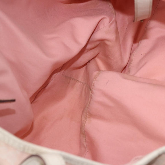 GUCCI GG Canvas Tote Bag Pink Gold 130736 Auth 195171
