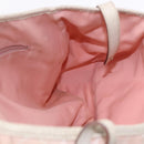 GUCCI GG Canvas Tote Bag Pink Gold 130736 Auth 195171-17
