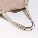 GUCCI GG Canvas Tote Bag Pink Gold 130736 Auth 195171-7