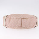 GUCCI GG Canvas Tote Bag Pink Gold 130736 Auth 195171-9