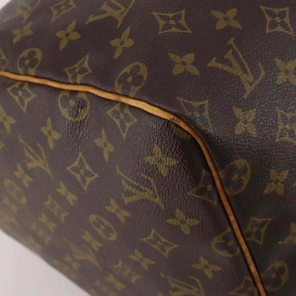 LOUIS VUITTON Monogram Keepall 55 Boston Bag M41424 LV Auth 195172