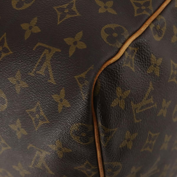 LOUIS VUITTON Monogram Keepall 55 Boston Bag M41424 LV Auth 195172