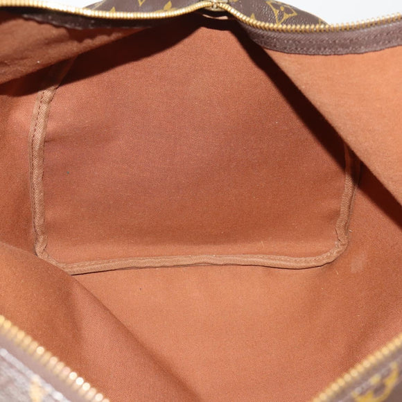 LOUIS VUITTON Monogram Keepall 55 Boston Bag M41424 LV Auth 195172