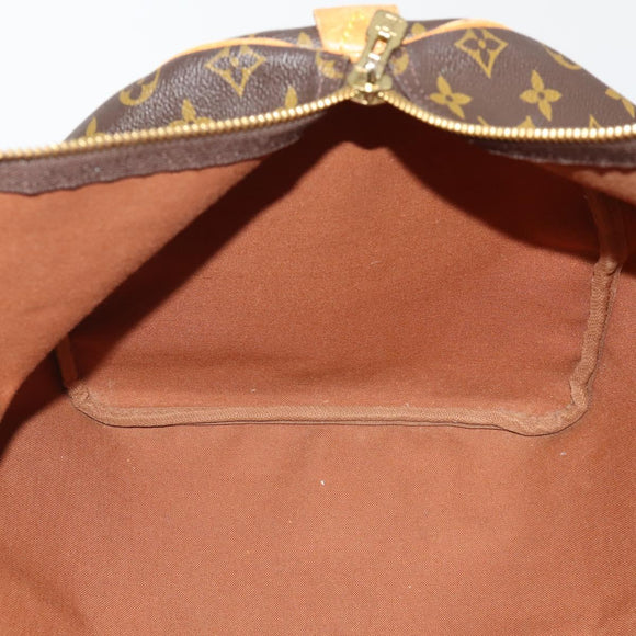 LOUIS VUITTON Monogram Keepall 55 Boston Bag M41424 LV Auth 195172