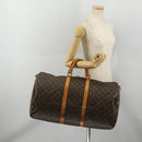 LOUIS VUITTON Monogram Keepall 55 Boston Bag M41424 LV Auth 195172-21