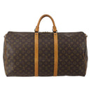 LOUIS VUITTON Monogram Keepall 55 Boston Bag M41424 LV Auth 195172-2
