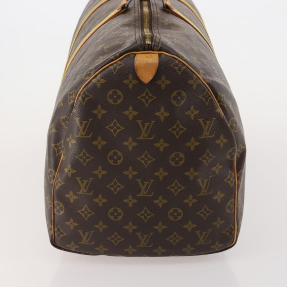 LOUIS VUITTON Monogram Keepall 55 Boston Bag M41424 LV Auth 195172