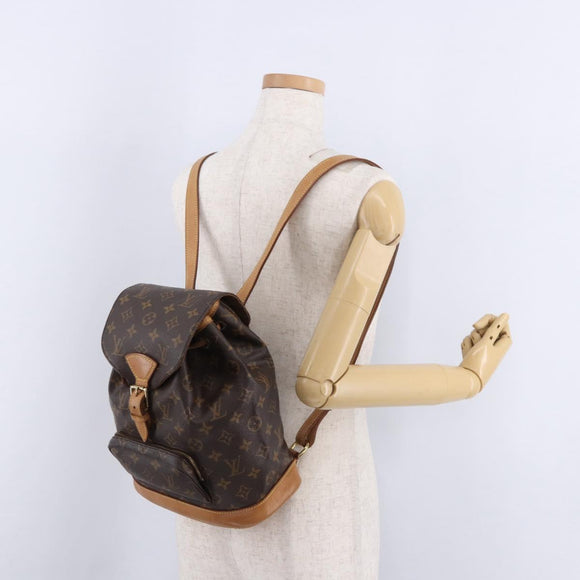 LOUIS VUITTON Monogram Montsouris MM Backpack M51136 LV Auth 195173A