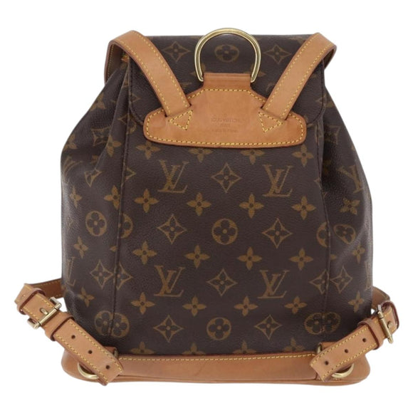 LOUIS VUITTON Monogram Montsouris MM Backpack M51136 LV Auth 195173A